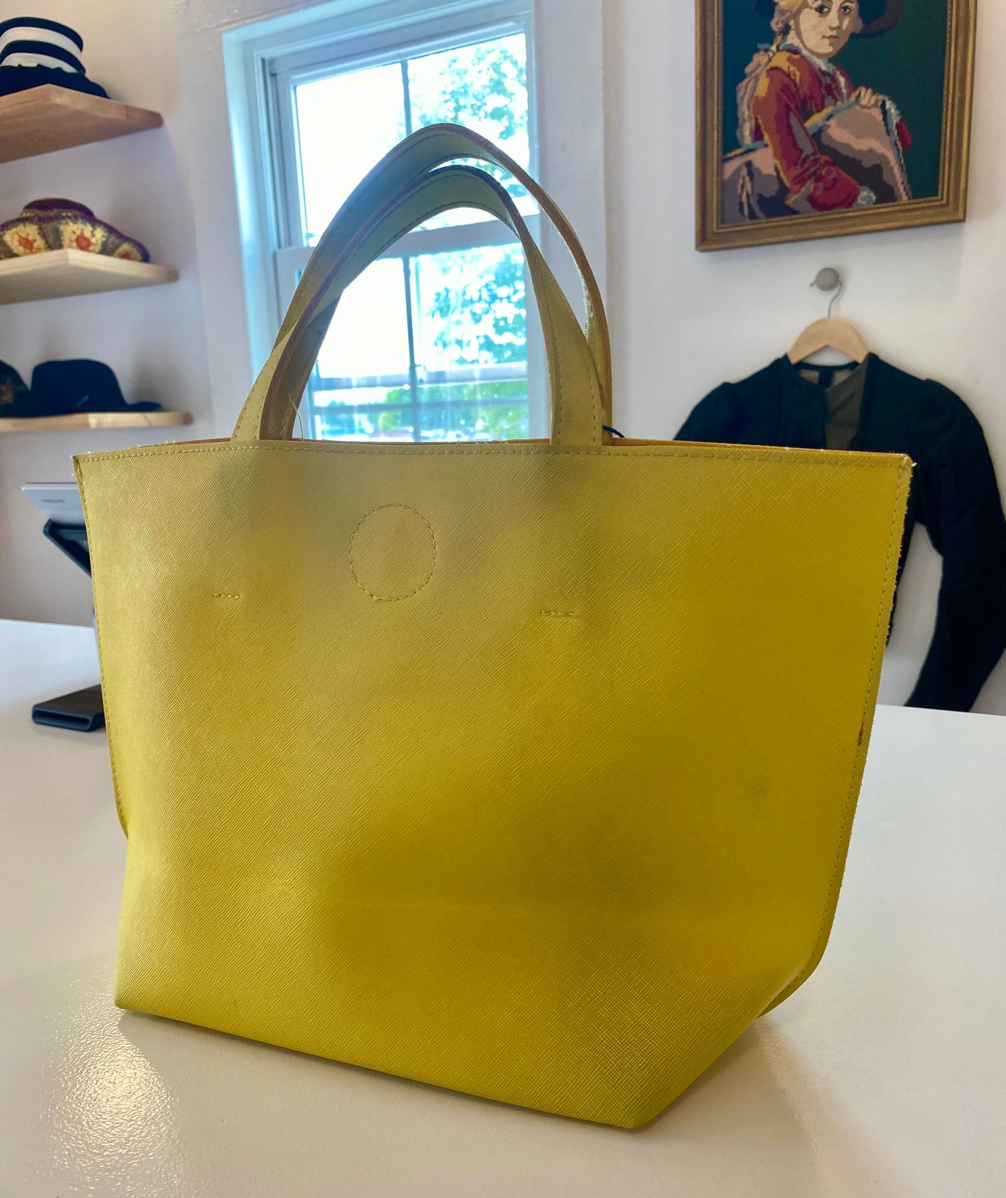 VINTAGE YELLOW DUCK MINI TOTE