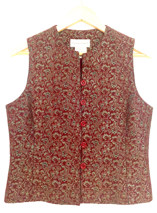 1980s VINTAGE BROCADE VEST