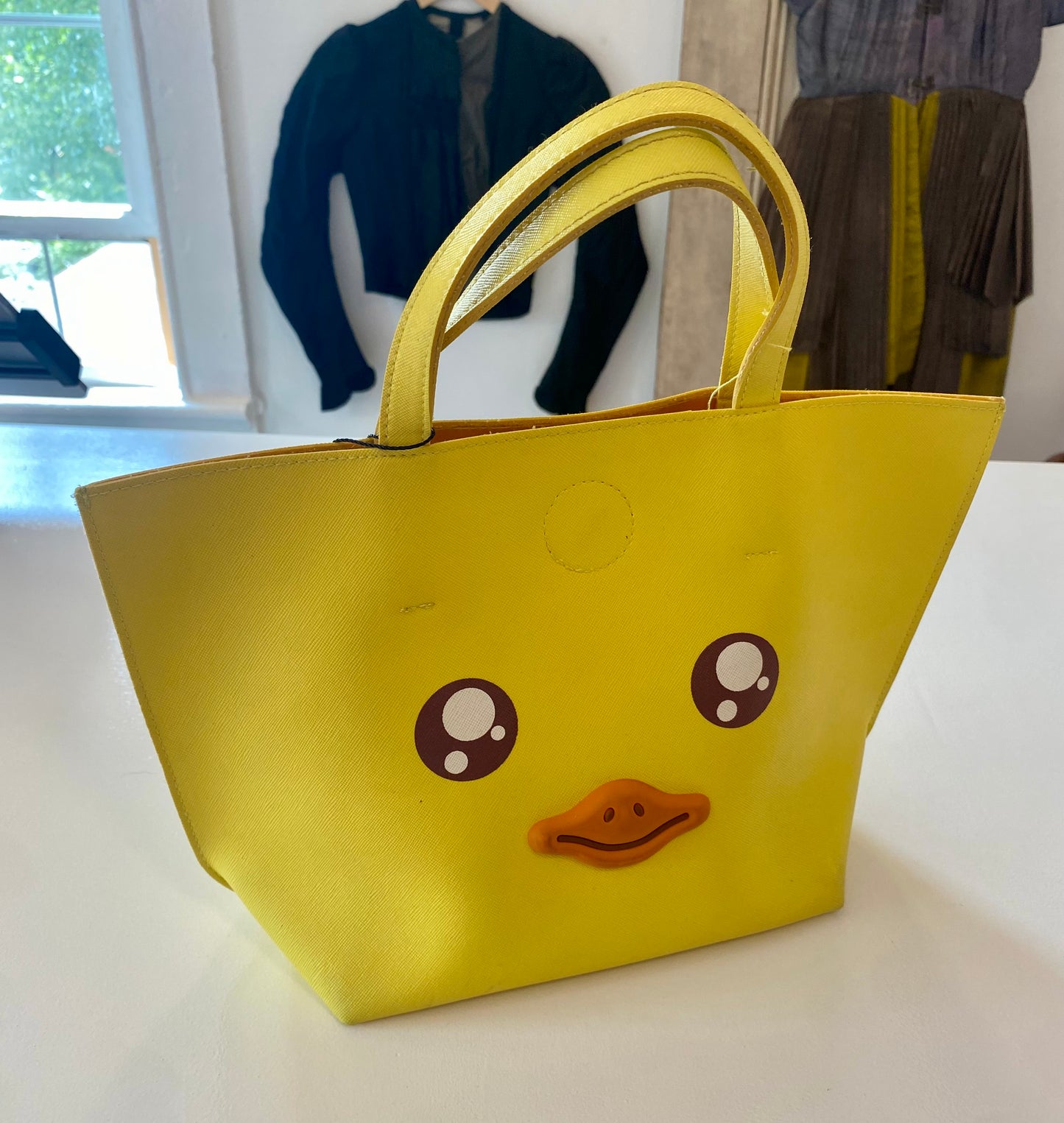 VINTAGE YELLOW DUCK MINI TOTE