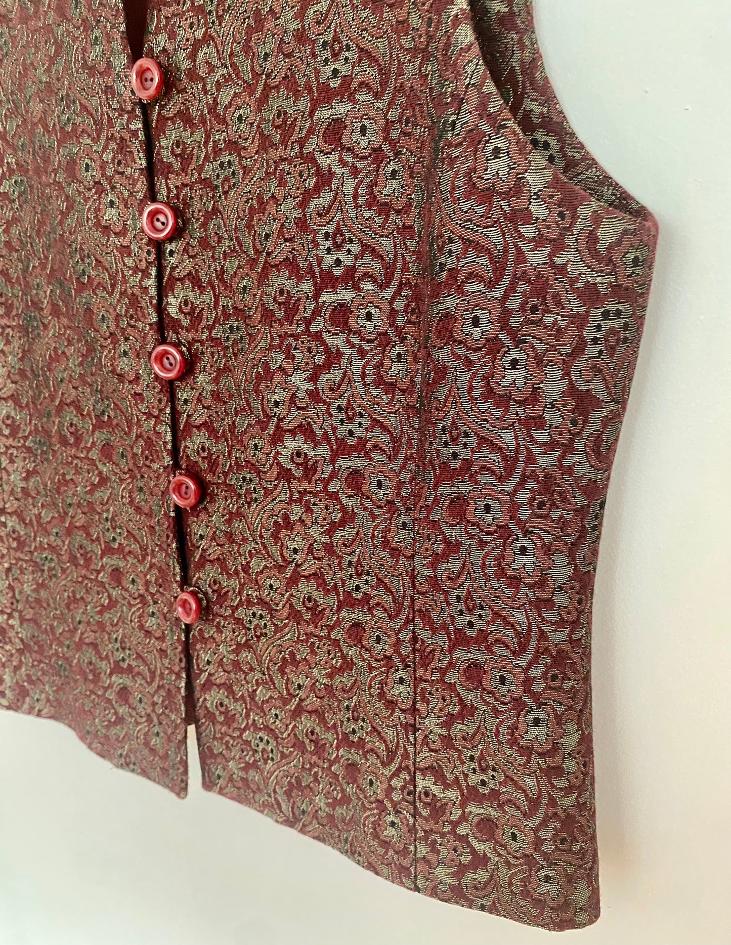 1980s VINTAGE BROCADE VEST