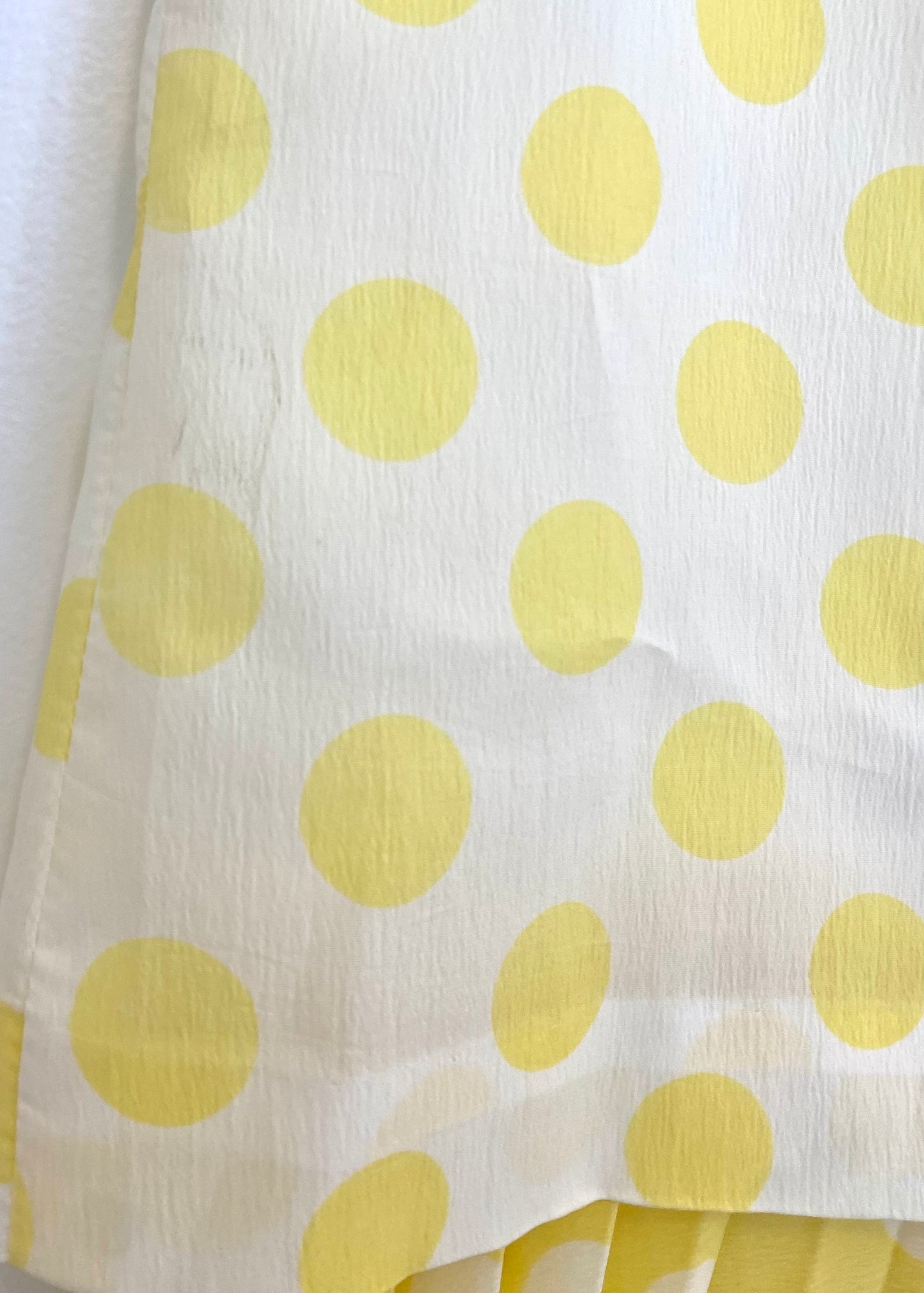 1960s YELLOW POLKA DOT DRESS