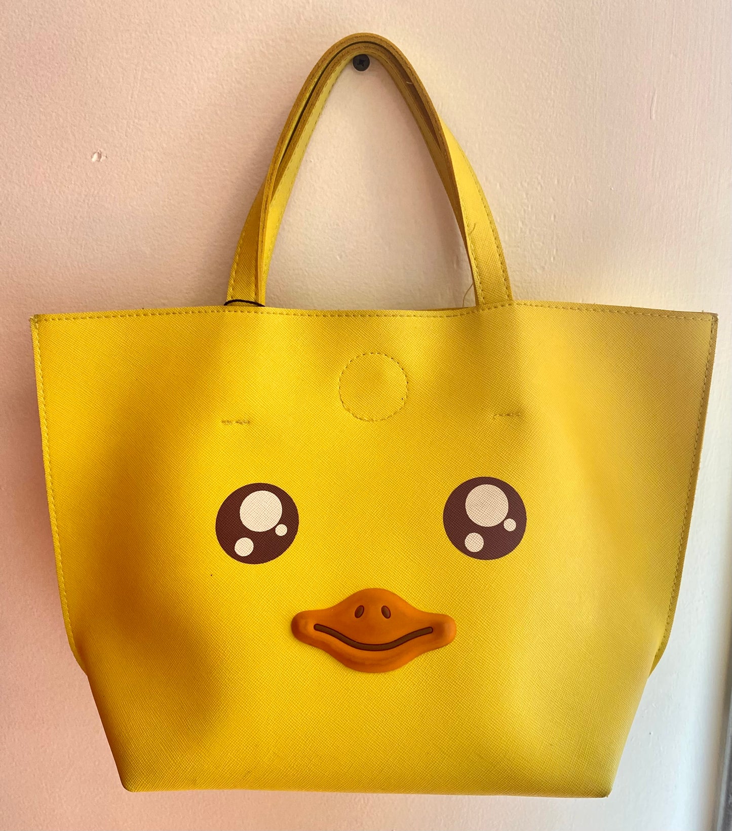 VINTAGE YELLOW DUCK MINI TOTE