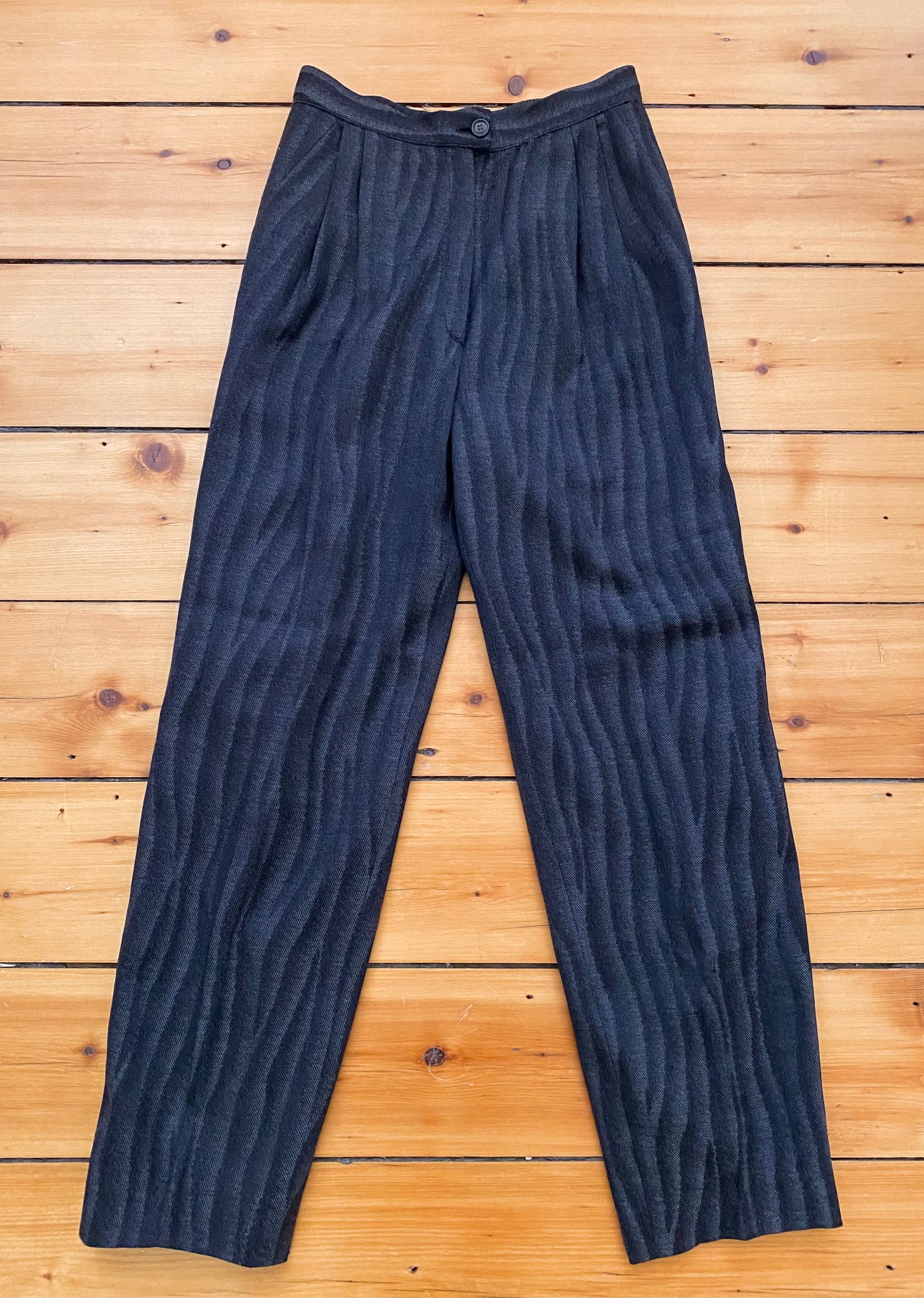 VALENTINO, 1980s STRAIGHT LEG PANT W/ PRINT